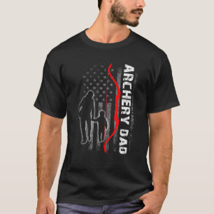Archery Vater Vatertag für Archer Bow Jäger T-Shirt
