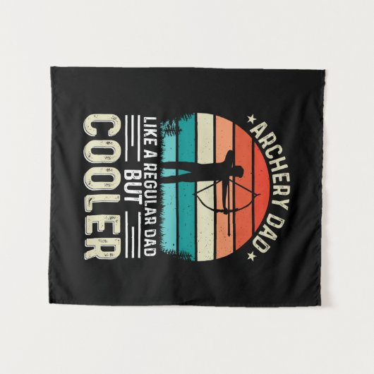 Archery Vater Wandteppich (Vorderseite (Horizontal))