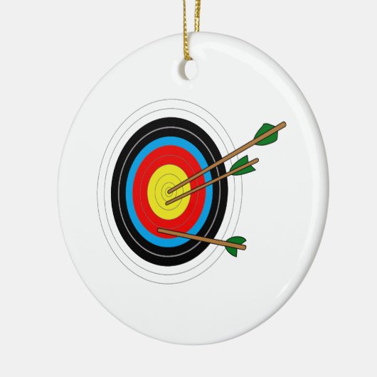 ARCHERY ZIEL KERAMIKORNAMENT (Links)
