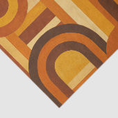 Arches and Sunspots Retro MCM Geometric Design Seidenpapier (Ausschnitt)