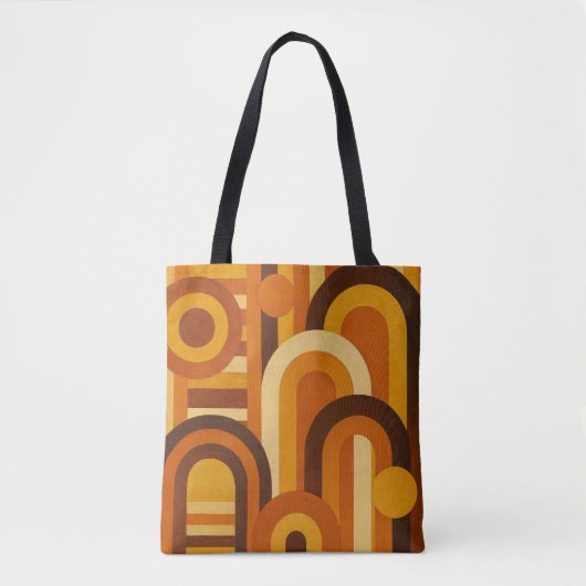 Arches and Sunspots Retro MCM Geometric Design Tasche (Vorderseite)