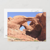 Arches, Arches, Nationalpark Postkarte (Vorne/Hinten)
