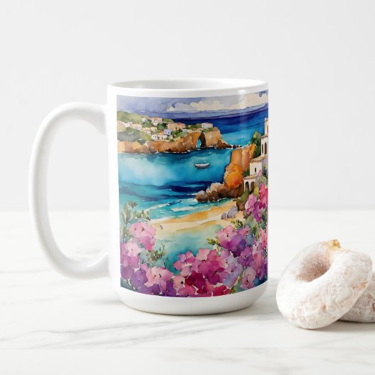 "Arches by Sea" Kaffeetasse (Mit Donut)