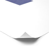 Arches der Mitte des Jahrhunderts - Blau und Beige Fotodruck (Ecke)