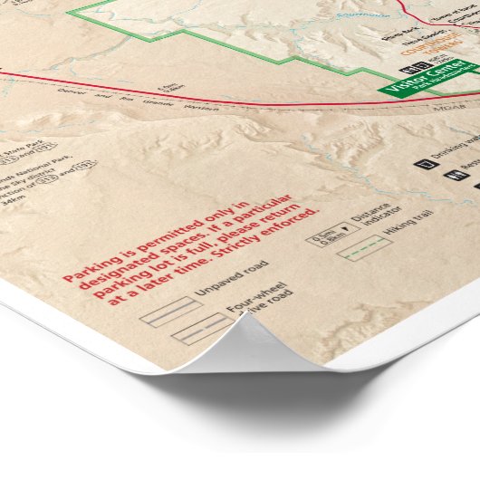 Arches Kartenplakat Poster (Ecke)