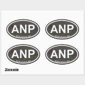 Arches Map Aufkleber (weißer Text) (Blatt)