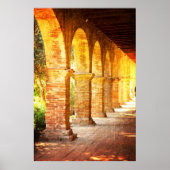 Arches Mission San Juan Capistrano Poster (Vorne)