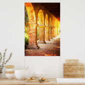 Arches Mission San Juan Capistrano Poster (Küche)