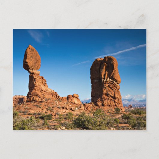 Arches National Park - Balanced Rock Postcard Postkarte (Vorderseite)