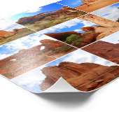 Arches National Park Collage Fotodruck (Ecke)