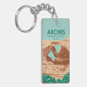 Arches National Park Double Arch Schlüsselanhänger (Vorderseite links)