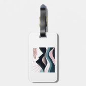 Arches National Park Farbenfrohe Hügel Gepäckanhänger (Rückseite vertikal)