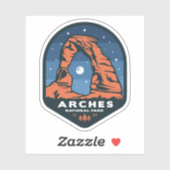 Arches National Park Große Vinyl Sticker (Blatt)