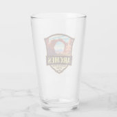 Arches National Park Illustration Retro Glas (Rückseite)