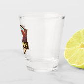 Arches National Park Illustration Retro Schnapsglas (Rechts)