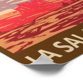 Arches National Park La Sal Mountains Ausblick Poster (Ecke)