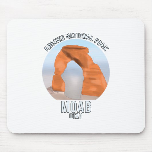 Arches National Park Moab Utah Mousepad (Vorne)