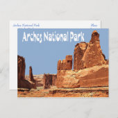 Arches National Park, Moab Utah Postcard Postkarte (Vorne/Hinten)