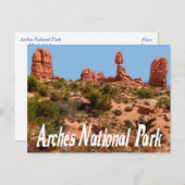 Arches National Park, Moab Utah Postcard Postkarte (Vorne/Hinten)