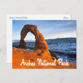 Arches National Park, Moab Utah Postcard Postkarte (Vorne/Hinten)