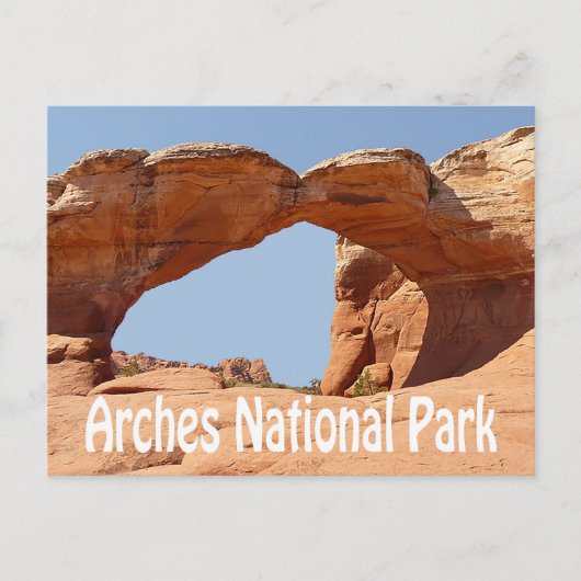 Arches National Park, Moab Utah Postcard Postkarte (Vorderseite)