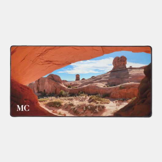 Arches National Park & Monogram Schreibtischunterlage (Vorderseite)