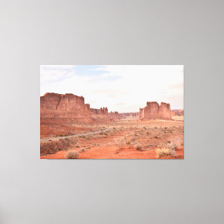 Arches National Park nach dem Sturm Leinwanddruck