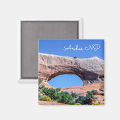 Arches National Park - North Window - Utah, USA Magnet (Vorderseite/Rückseite)