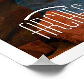 Arches National Park Rock Formationen Poster (Ecke)