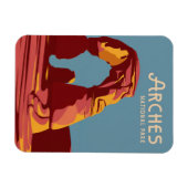 Arches National Park Souvenir oder Geschenk Magnet (Horizontal)