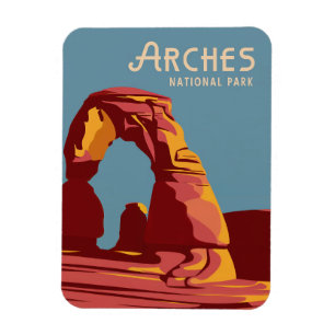 Arches National Park Souvenir oder Geschenk Magnet