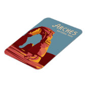 Arches National Park Souvenir oder Geschenk Magnet (Linke Seite)