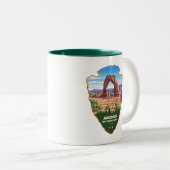 Arches National Park Utah Arrowhead Zweifarbige Tasse (VorderseiteRechts)