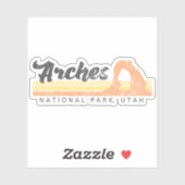Arches National Park Utah Aufkleber (Blatt)