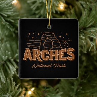 ARCHES NATIONAL PARK UTAH COLLECTOR HOLIDAY KERAMIKORNAMENT