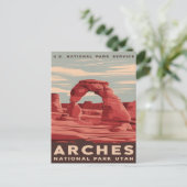 Arches National Park, Utah: Ein Naturwunder Postkarte (Stehend Vorderseite)