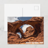 Arches National Park Utah Foto Postkarte (Vorne/Hinten)