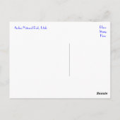 Arches National Park, Utah Postcard Postkarte (Rückseite)