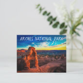Arches National Park Utah Postkarte (Stehend Vorderseite)