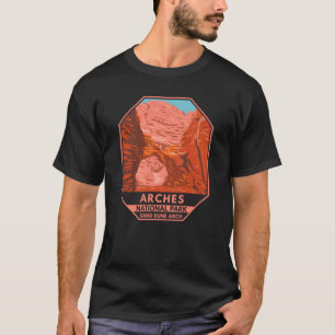 Arches National Park Utah Sand Dune Arch Vintage T-Shirt