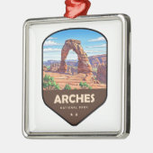 Arches National Park Utah Shield Ornament Aus Metall (Links)