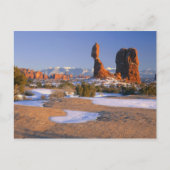 ARCHES NATIONAL PARK, UTAH. USA. Balanced Rock Postkarte (Vorderseite)