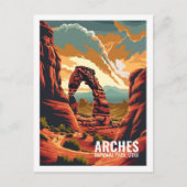 Arches National Park Utah USA Nationalparks Postkarte (Vorderseite)