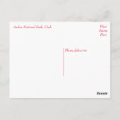 Arches National Park, Utah - USA Postkarte (Rückseite)