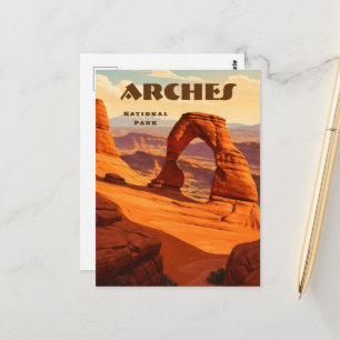 Arches National Park, Utah, USA Postkarte