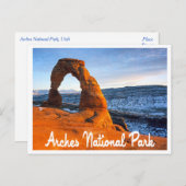 Arches National Park, Utah, Vereinigte Staaten Postkarte (Vorne/Hinten)