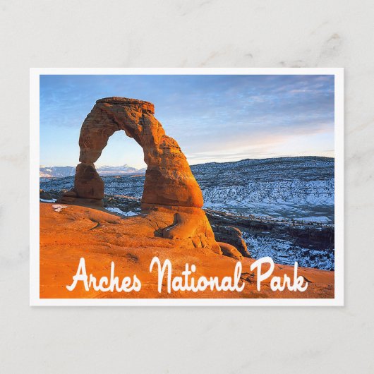 Arches National Park, Utah, Vereinigte Staaten Postkarte (Vorderseite)