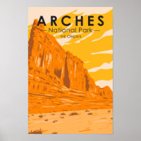 Arches National Park Utah Vintage Orgel