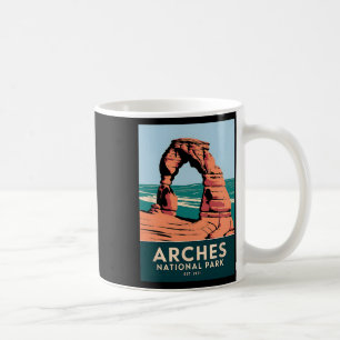 Arches National Park Vintage Camping Wandern Männe Kaffeetasse