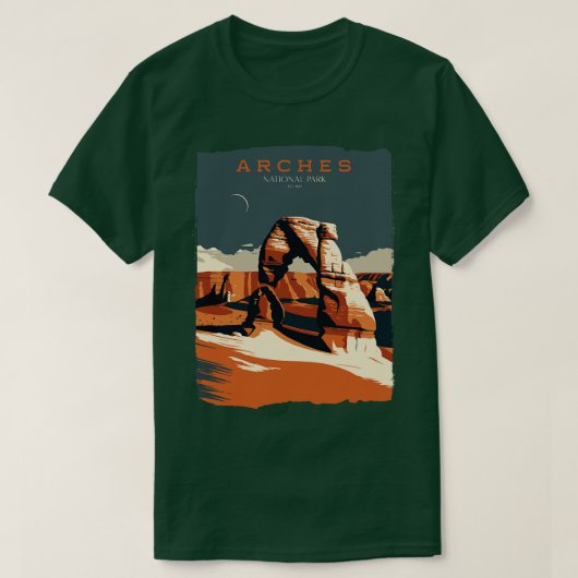 Arches Nationalpark 1 T-Shirt (Design vorne)